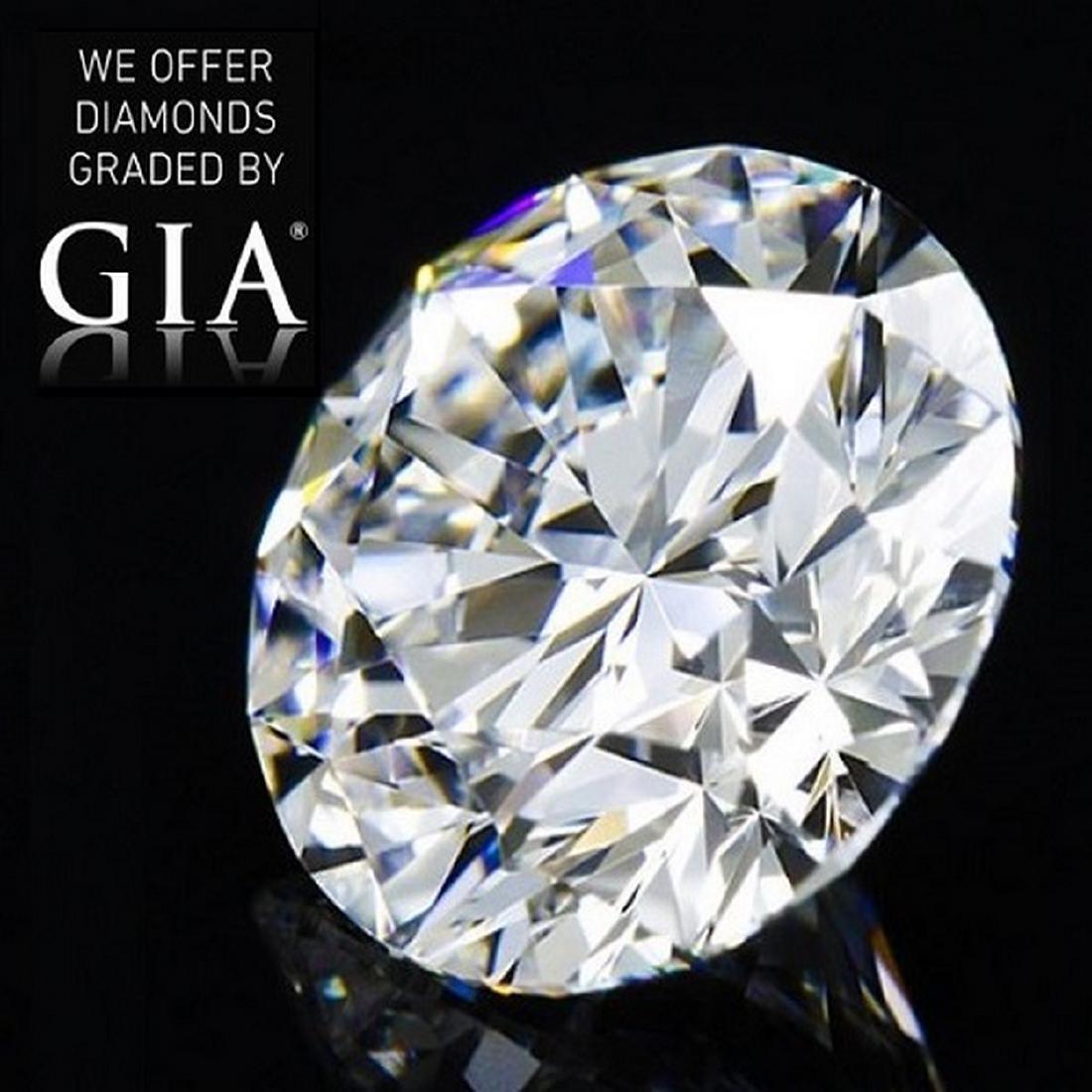1.00 ct, Color D/VS1, Round cut Diamond: 1.00 carat, Color D, VS1, Round cut Diamond (GIA Graded), Symmetry: Very Good, Polish: Excellent, Fluorescence: Medium. Unmounted. Appraised Value: $30,500
