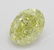 5.27 ct, Yellow/VS2, Oval cut Diamond