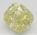3.01 ct, Yellow/VS2, Cushion cut Diamond
