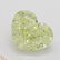 5.69 ct, Yellow/SI1, Heart cut Diamond