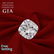 1.13 ct, Color E/VS2, Cushion cut Diamond