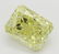 1.71 ct, Yellow/IF, Radiant cut Diamond