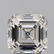 3.01 ct, Color F/VS1, Sq. Emerald cut Diamond - 2
