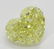 2.82 ct, Yellow/IF, Heart cut Diamond