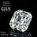 3.10 ct, Color F/VS1, Sq. Emerald cut Diamond