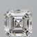 5.53 ct, Color F/VS1, Sq. Emerald cut Diamond - 2