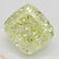 2.53 ct, Lt. Yellow/IF, Cushion cut Diamond