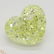 5.20 ct, Yellow/VVS2, Heart cut Diamond