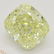 4.02 ct, Lt. Yellow/VS2, Cushion cut Diamond