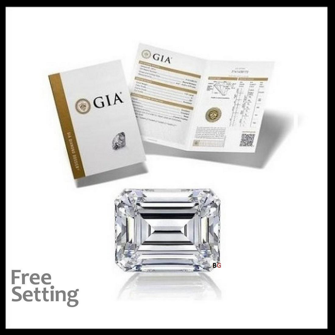 1.70 ct, Color H/VS1, Emerald cut GIA Graded Diamond: Click here to view HD 360 Spinning Image GIA G