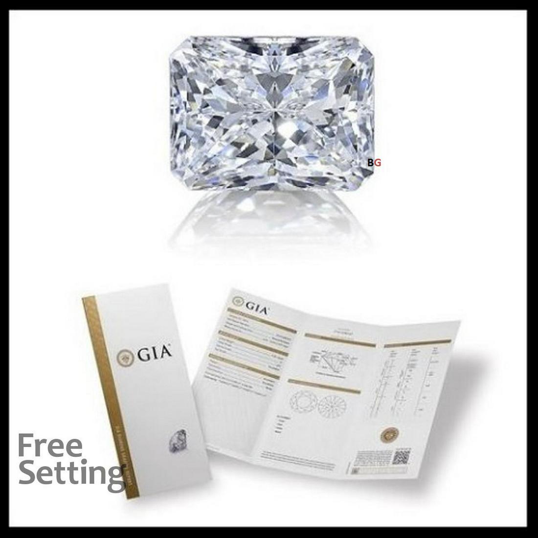 2.02 ct, Color D/VS2, Radiant cut GIA Graded Diamond: Click here to view HD 360 Spinning Image GIA Gr