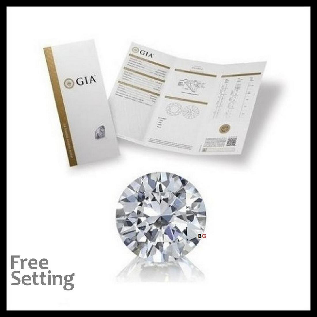 3.70 ct, Color D/VVS1, Type IIa Round cut GIA Graded Diamond: Click here to view HD 360 Spinning Image