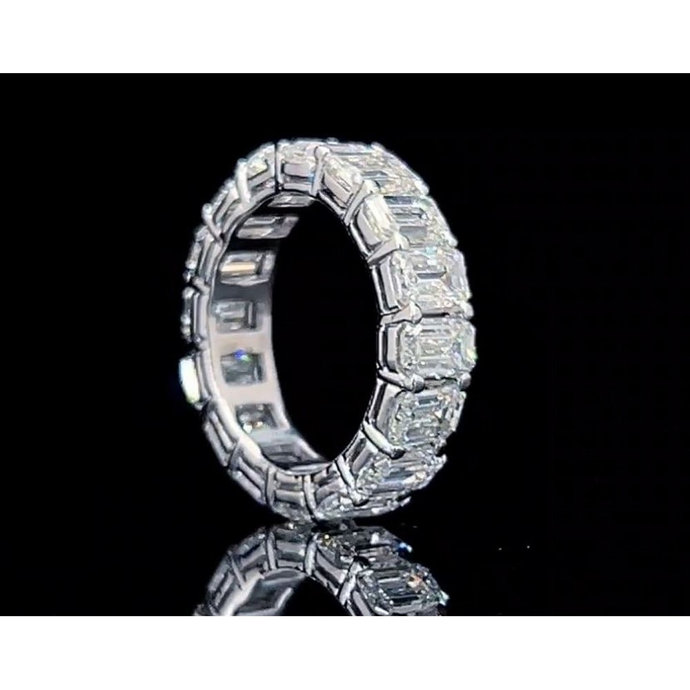 8.58 ct Emerald Cut Diamond Eternity Band Layout Set: COMPLIMENTARY SETTING All Diamond Layouts are GIA graded and come with GIA certificates for each Diamond Diamond cut Shape: Emerald Diamond size and carat range: 0.50-0.52 Clarity Range: VS2 Color Ran