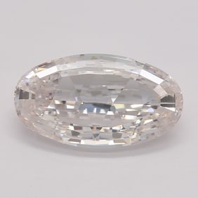 1.51 ct, Fancy Lt. Pink Brn./IF, Type IIa Oval cut GIA Graded Diamond