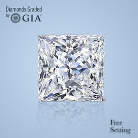 3.03 ct, Color D/IF, Princess cut GIA Graded Diamond