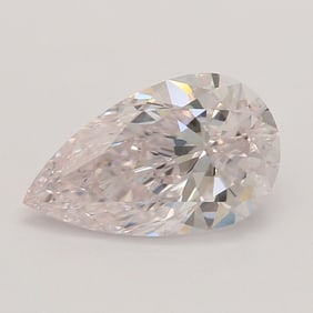 1.01 ct, Fancy Lt. Pink/VS1, Type IIa Pear cut GIA Graded Diamond