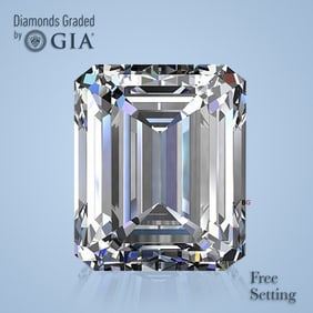 2.01 ct, Color G/VVS1, Emerald cut GIA Graded Diamond