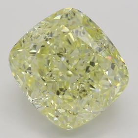 5.01 ct, Fancy Yellow/VS2, Cushion cut GIA Graded Diamond