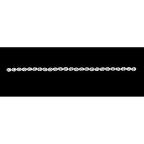 12.64 ct Oval Cut Diamond Tennis Bracelet Layout Set