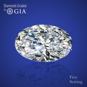 3.01 ct, Color D/VVS1, Oval cut GIA Graded Diamond