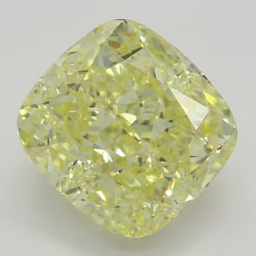 4.00 ct, Fancy Yellow/VS1, Cushion cut GIA Graded Diamond