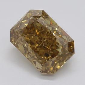 2.27 ct, Fancy Brn. Yellow/VVS1, Type IIa Radiant cut GIA Graded Diamond