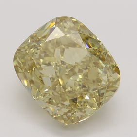 3.55 ct, Fancy Brn. Yellow/VVS1, Cushion cut GIA Graded Diamond