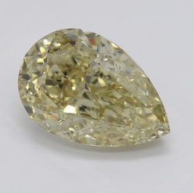 2.20 ct, Fancy Brn. Yellow/VVS1, Pear cut GIA Graded Diamond