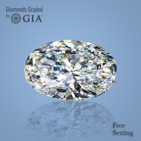 4.01 ct, Color E/VS2, Oval cut GIA Graded Diamond