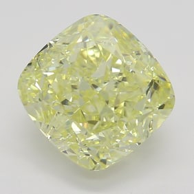 2.19 ct, Fancy Yellow/VS1, Cushion cut GIA Graded Diamond