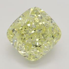 5.17 ct, Fancy Yellow/VS1, Cushion cut GIA Graded Diamond