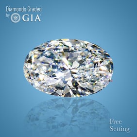 2.01 ct, Color I/VS1, Oval cut GIA Graded Diamond