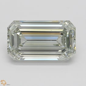 1.21 ct, Fancy Lt. Gray Green/VS1, Emerald cut GIA Graded Diamond
