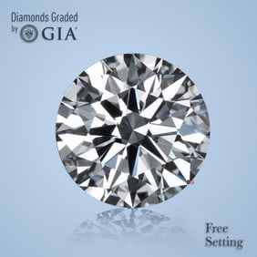 5.51 ct, Color F/VVS2, Round cut GIA Graded Diamond