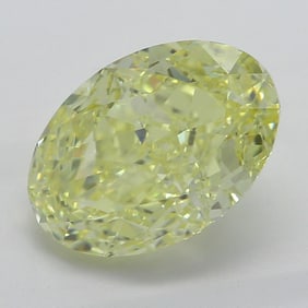 2.05 ct, Fancy Intense Yellow/IF, Oval cut GIA Graded Diamond