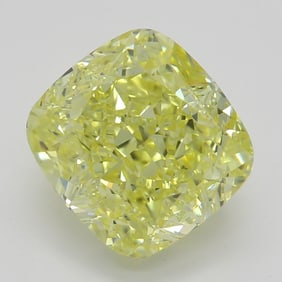 2.40 ct, Fancy Intense Yellow/VVS2, Cushion cut GIA Graded Diamond