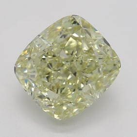 2.24 ct, Fancy Brn. Green Yellow/VVS1, Cushion cut GIA Graded Diamond