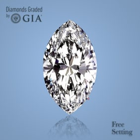 4.01 ct, Color D/VS1, Marquise cut GIA Graded Diamond