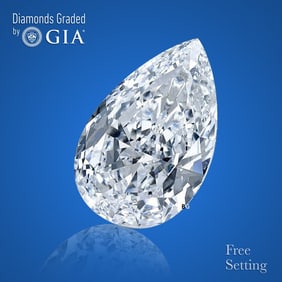 2.00 ct, Color E/VS1, Pear cut GIA Graded Diamond