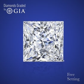 2.02 ct, Color D/VS1, Princess cut GIA Graded Diamond