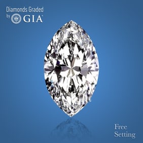 2.01 ct, Color D/FL, Type IIa Marquise cut GIA Graded Diamond