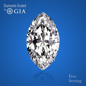 5.52 ct, Color H/IF, Marquise cut GIA Graded Diamond