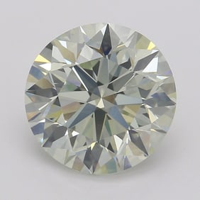1.50 ct, Lt. Green/VS2, Round cut GIA Natural Diamond