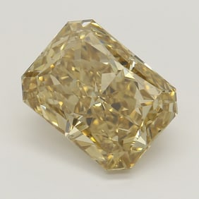 2.22 ct, Brown Yellow/VVS1, Radiant cut GIA Natural Diamond