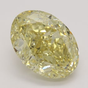 6.09 ct, Yellow/VS1, Oval cut GIA Natural Diamond