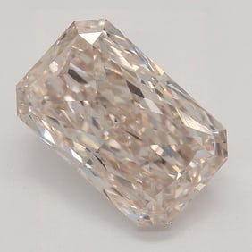 2.30 ct, Lt. Pink-Brown/VS1, Type IIA Radiant cut GIA Natural Diamond