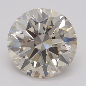 1.60 ct, Lt. Pink Brown/VVS2, Type IIA Round cut GIA Natural Diamond