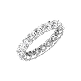 18kt White Gold Round cut 2.66ct Diamond Eternity band