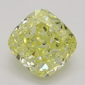 1.02 ct, Intense Yellow/VS2, Cushion cut GIA Natural Diamond