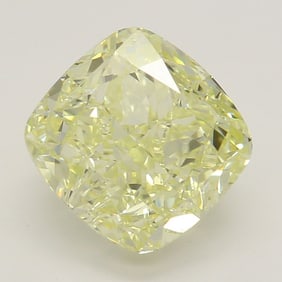 2.06 ct, Lt. Yellow/VS2, Cushion cut GIA Natural Diamond